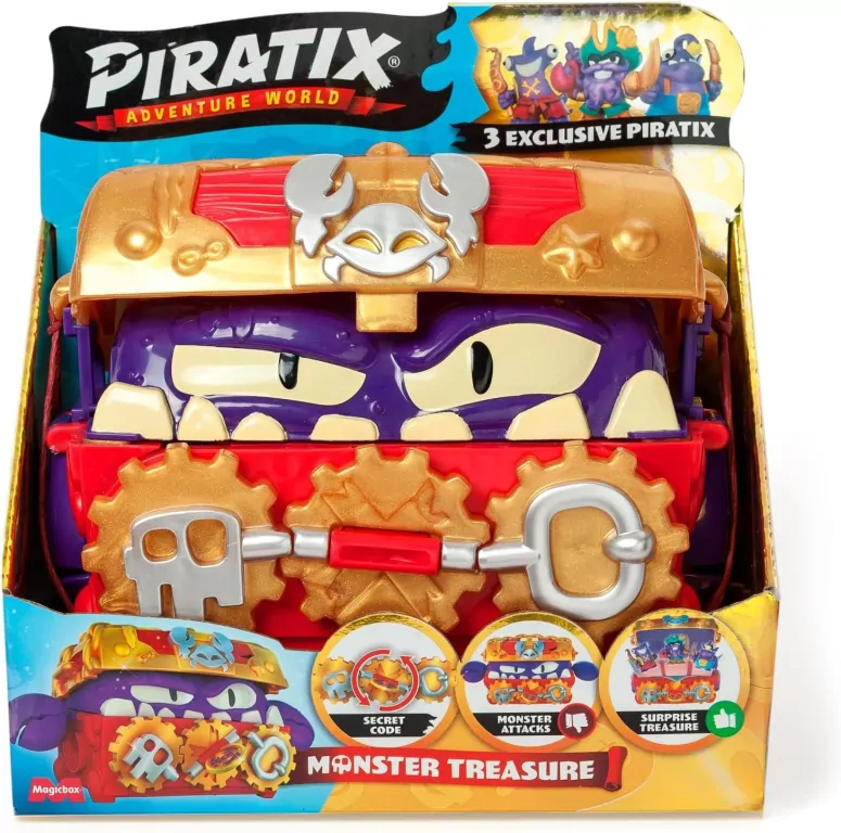 Piratix S Playset Monster Treasure - tantis.pl