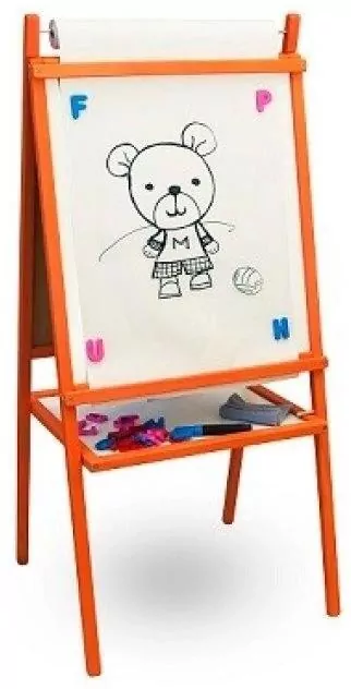 Tablica z rolką papieru dwustronna pomarańczowa - tantis.pl