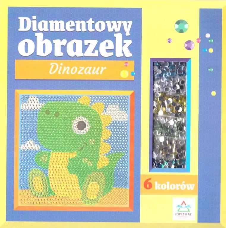 Diamentowy obrazek. Dinozaur - tantis.pl
