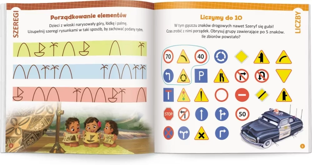 Elementarz matematyczny. Ćwiczenia. Disney Uczy - tantis.pl