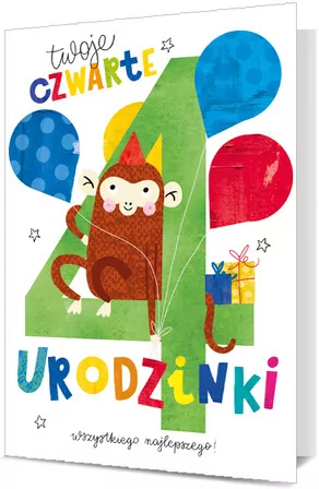 KARNET URODZINY 4 B6 Z KOP PD KB6-1842 FOL - tantis.pl
