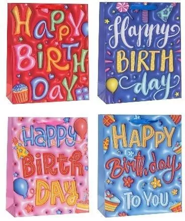 Torebka ozdobna 26x32x10cm party mix ROZETTE. 1 sztuka - tantis.pl