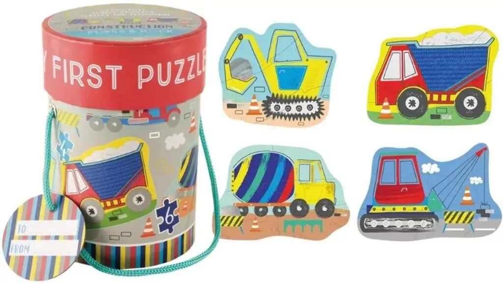 Puzzle dla początkujących na budowie 4w1 - tantis.pl