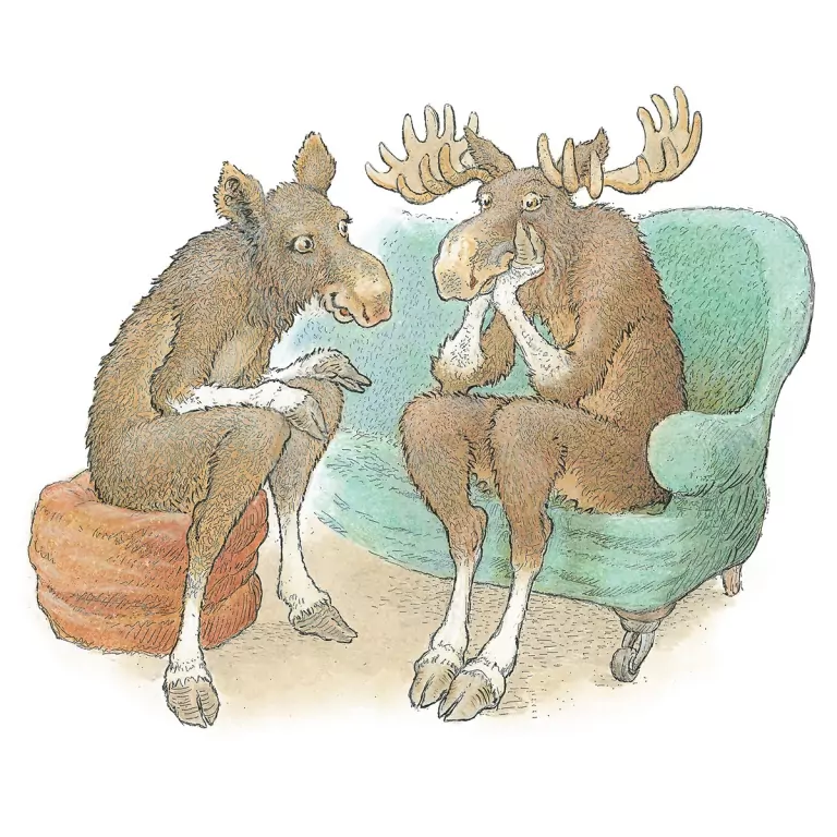 Łoś i biblioteka na kółkach - tantis.pl