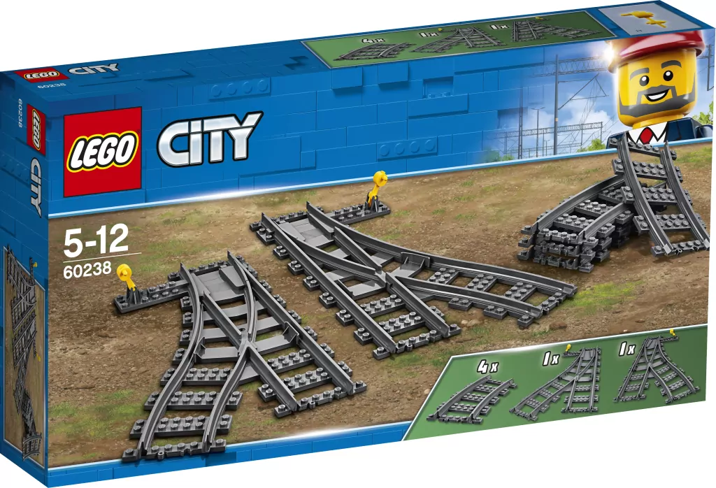 LEGO® City Trains. Zwrotnice. 60238 - tantis.pl