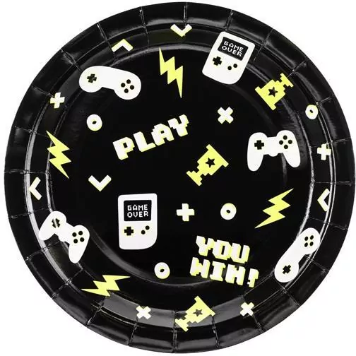 Talerzyki Gamepad 23cm 6 szt - tantis.pl