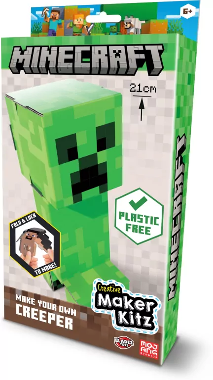 Minecraft zbuduj figurkę Creepera - tantis.pl