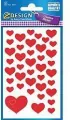 Naklejki papierowe. Serca - tantis.pl