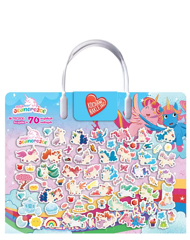 Moje Jednorożce. Zaczarowana kraina. Kocham naklejać. Cz.1 - tantis.pl