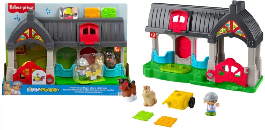 Fisher-Price Little People Stajnia Przyjazne konik - tantis.pl
