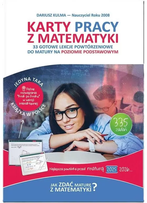 Karty pracy z matematyki. Poziom Podstawowy 2025 - tantis.pl