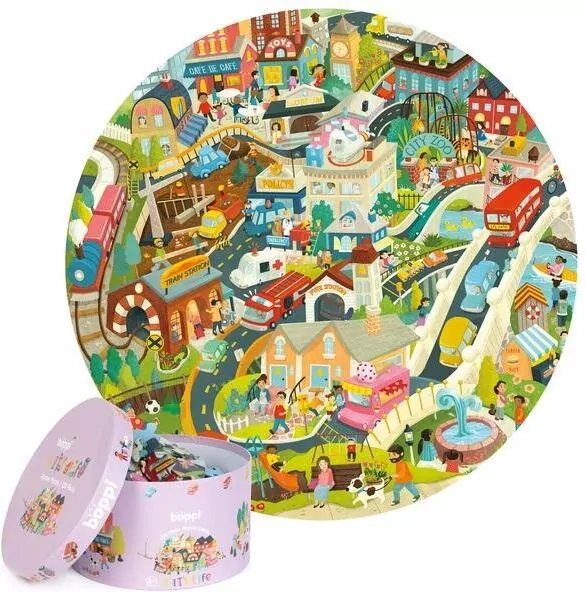 Puzzle okrągłe 150 Życie w mieście - tantis.pl