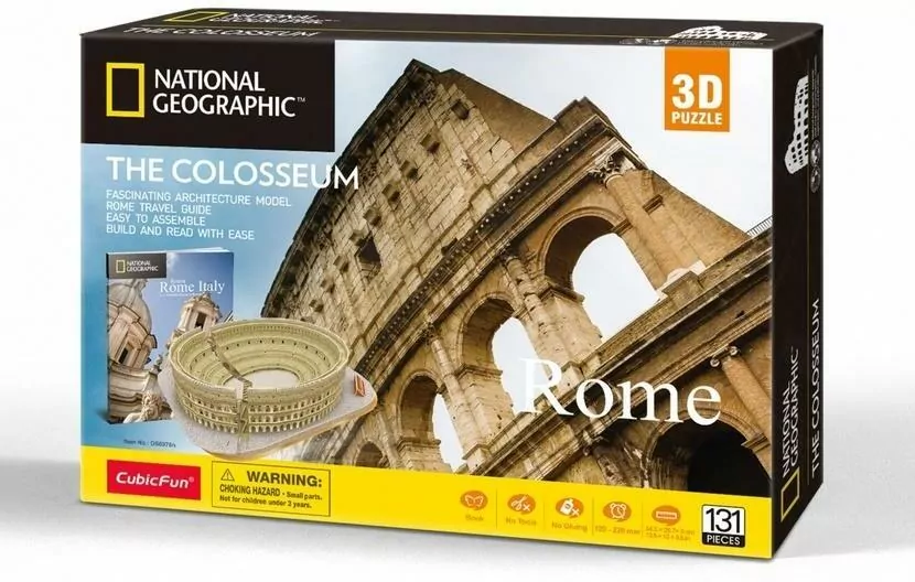 Puzzle 3D. National Geographic. The Colosseum - tantis.pl