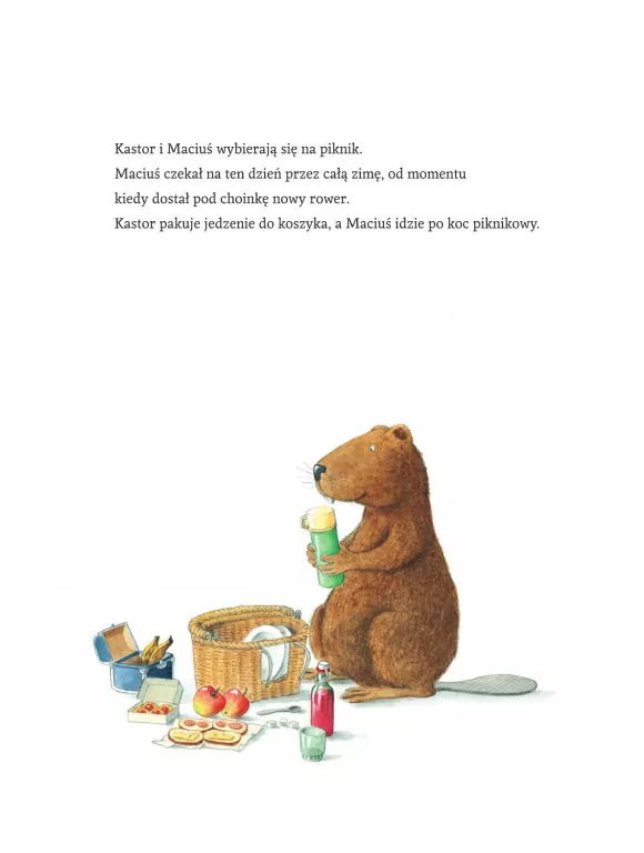Kastor naprawia rower - tantis.pl
