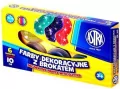 Farby plakatowe. Brokat. 6 kolorów 10 ml - tantis.pl