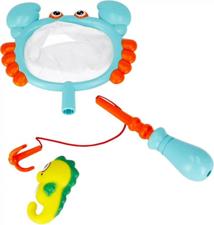 Zabawka do kąpieli Krab z siatką 499214 Mega Creative - tantis.pl