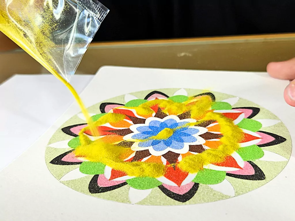 Piaskowe Malowanki Mandala Sand Art - tantis.pl