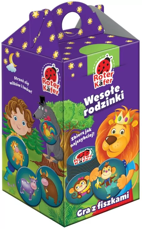 GRA EDUKACYJNA WESOŁE RODZINKI RK1010-06 - tantis.pl