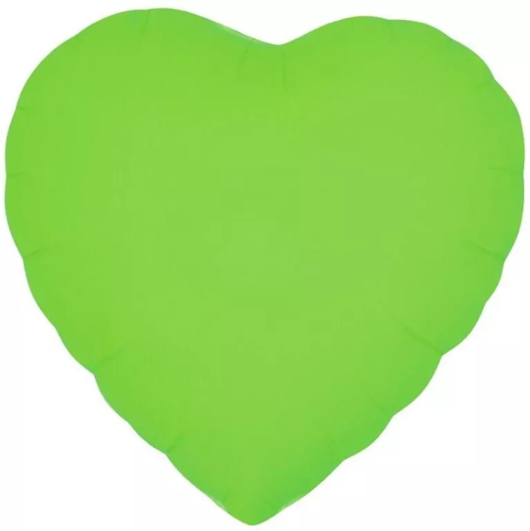 Balon foliowy Serce fluor zielony 46cm - tantis.pl