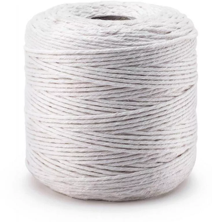 Sznurek bawełniany do makramy biały 2mm 500g - tantis.pl