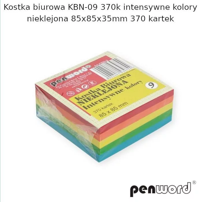 Kostka biurowa mix 85x85x35mm 370K - tantis.pl
