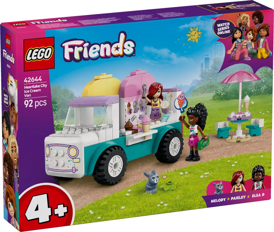 LEGO® Furgonetka z lodami w mieście Heartlake 42644 - tantis.pl