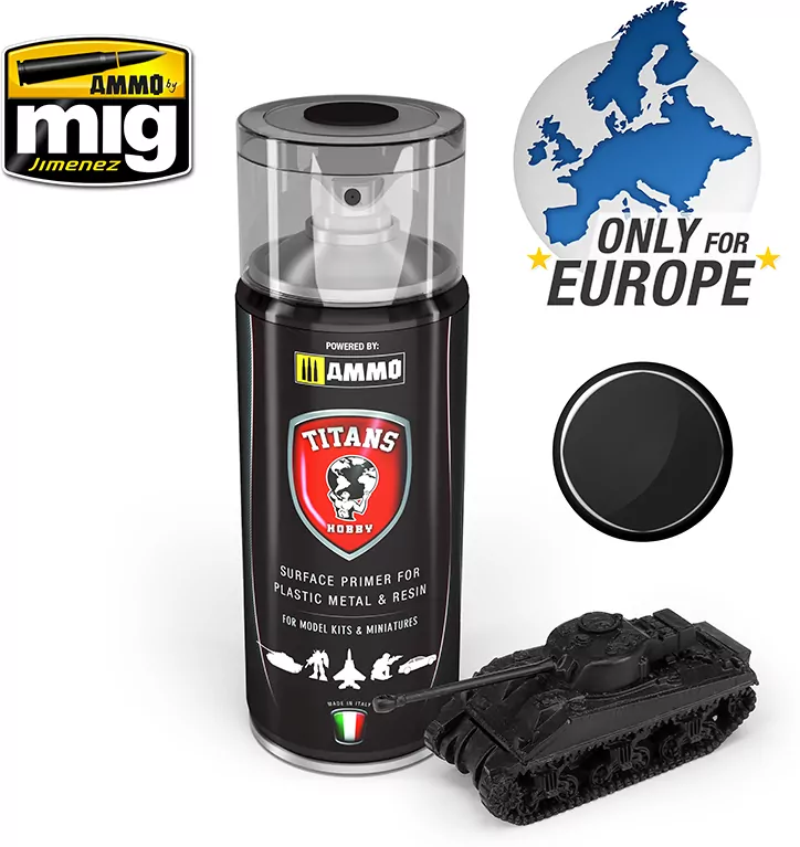 Ammo: Titans Matt Primer - Black - tantis.pl