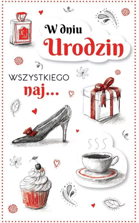 Kartka okolicznościowa. Urodziny. PS01 - tantis.pl