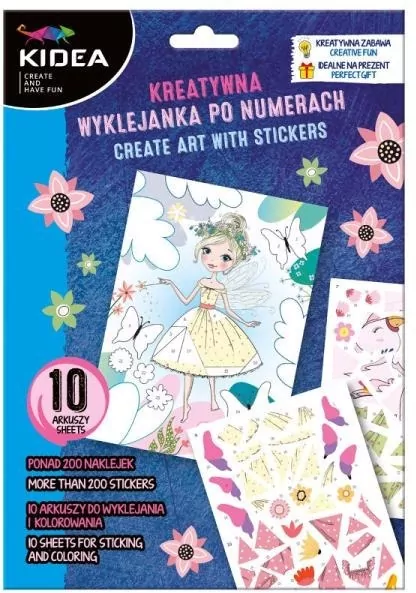 Kreatywna wyklejanka po numerach Magiczny świat - tantis.pl