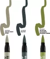 AK Interactive: Real Colors Markers - RCM110 - Set - WWII Axis Aircraft Cockpit Colors (3) - tantis.pl