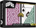 Karty do pokera Copag green/burgundy 2szt - tantis.pl