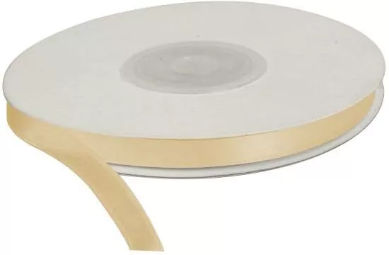 Wstążka dekoracyjna satynowa 6mm/25m Kremowa - tantis.pl