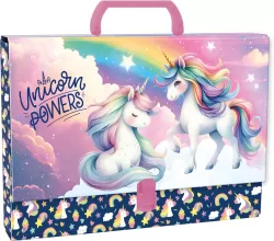 Teczka twarda z rączką Jednorożec 16 DERFORM