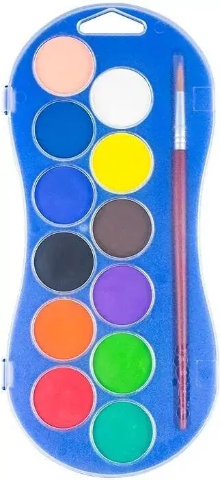 Farby wodne 12 kolorów CARIOCA - tantis.pl