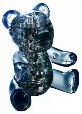 Puzzle 3D. Miś czarny