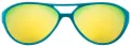 Okulary zielone lustrzane soczewki + etui 36m+ - tantis.pl