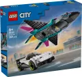 LEGO® City. Odrzutowiec kontra samochód 60489 - tantis.pl