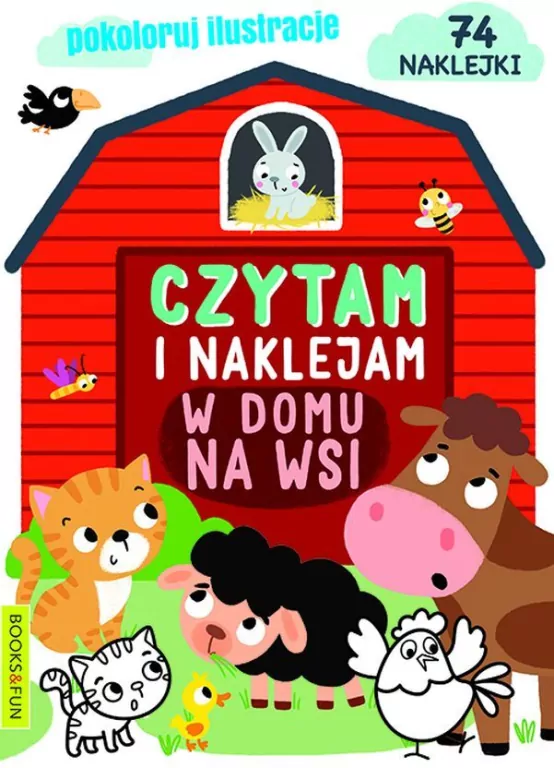 Czytam i naklejam. W domu, na wsi - tantis.pl