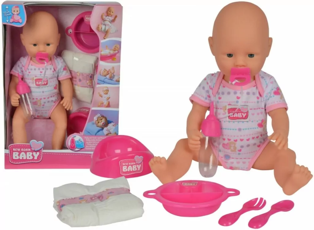 Lalka z akcesoriami New Born Baby - tantis.pl