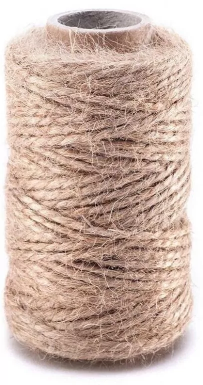 Sznurek jutowy naturalny 2mm 100g - tantis.pl
