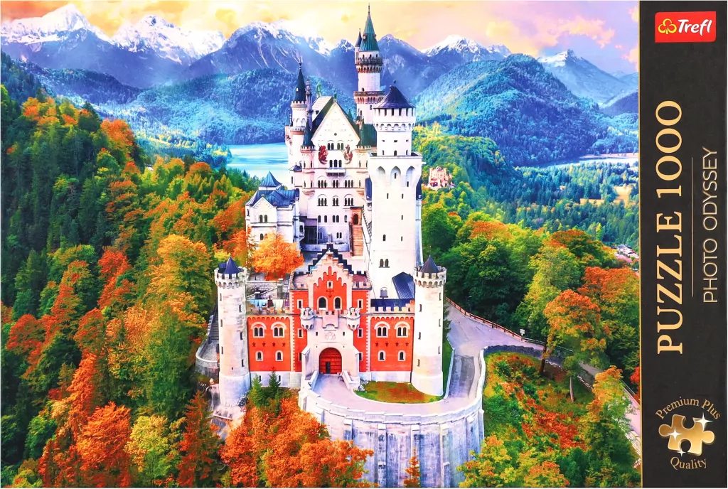 Puzzle 1000 Zamek Neuschwanstein, Niemcy TREFL - tantis.pl