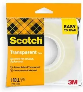 Taśma klejąca przezroczysta 19x33m - tantis.pl