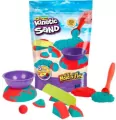 Kinetic Sand - Dwukolorowy piasek kinetyczny z akcesoriami - tantis.pl