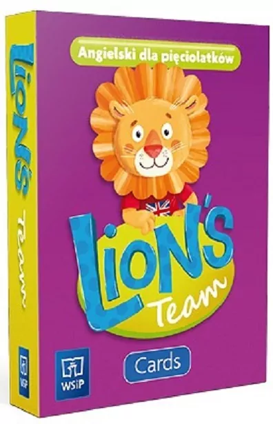 Lion's Team. Język angielski. Cards. 5-latek - tantis.pl