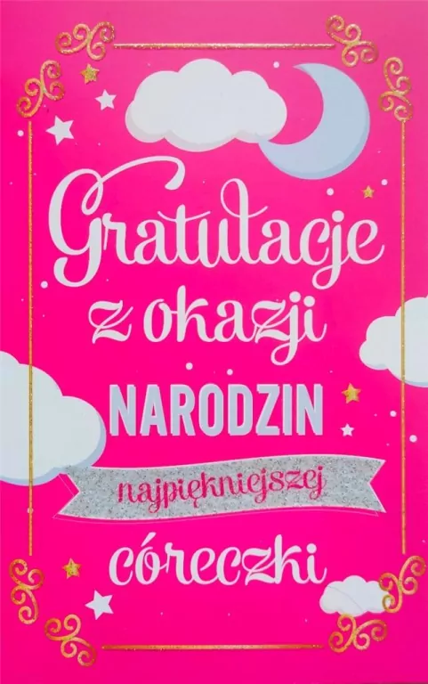 Karnet. Narodziny dziewczynka - tantis.pl