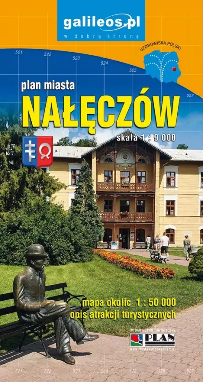 Nałęczów - plan miasta i mapa okolicy - tantis.pl