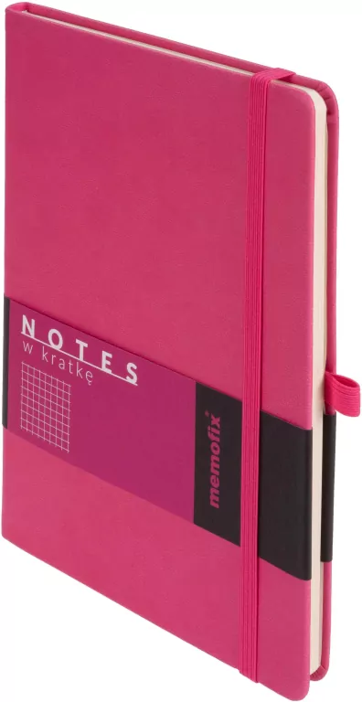 Notes Memofix A5 kratka różowy - tantis.pl