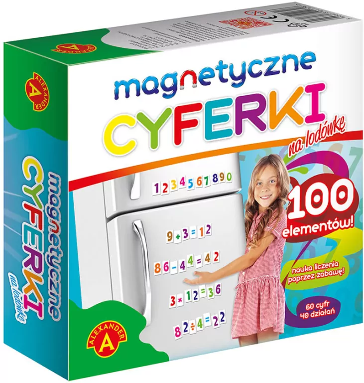 Magnetyczne cyferki na lodówkę - tantis.pl