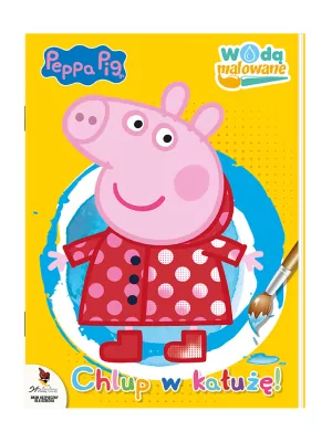 Peppa Pig. Chlup w kałużę! Wodą malowane. Cz.9