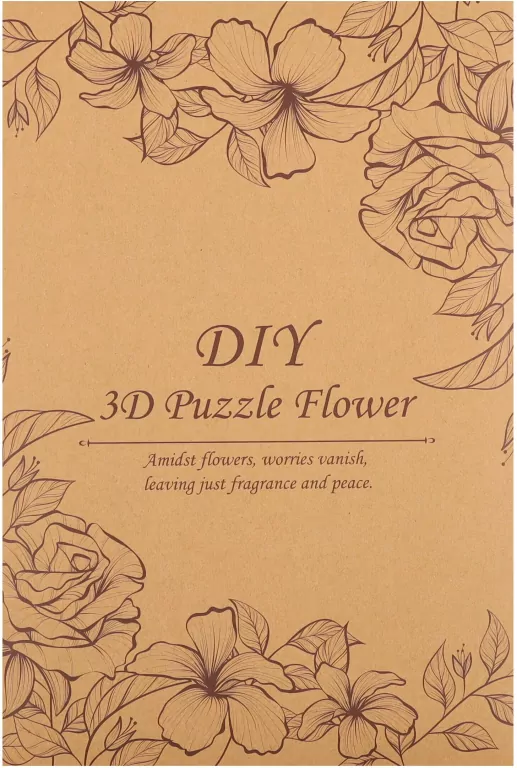 PUZZLE DREW 3D KWIATY 73EL 17X24 MC PUD 60 - tantis.pl